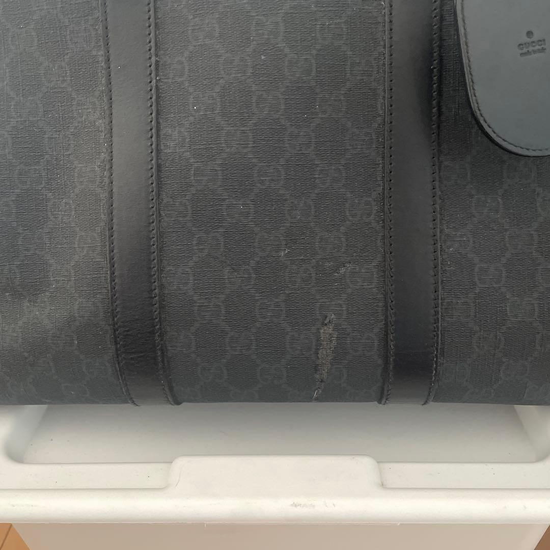 【GUCCI】ブラック ボストンバッグ