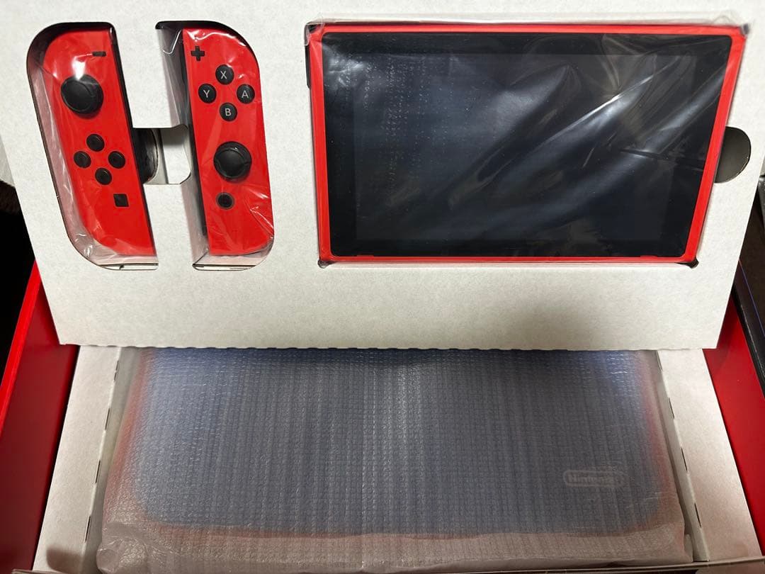 【超美品】Nintendo Switch マリオレッド×ブルーセット プロコン付