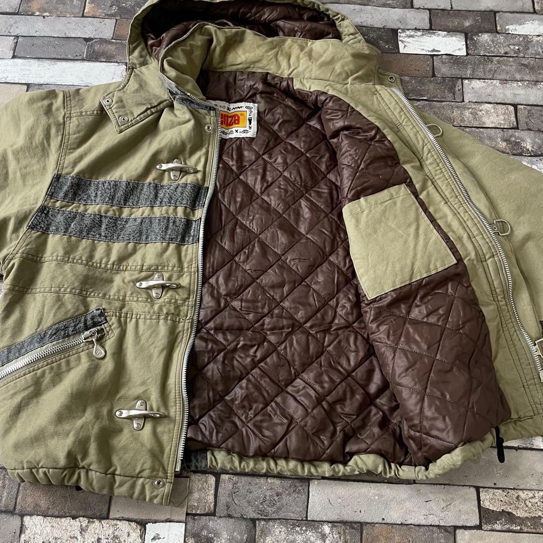 ジャケット・アウター Italian Fireman Hooded Jacket Padded M