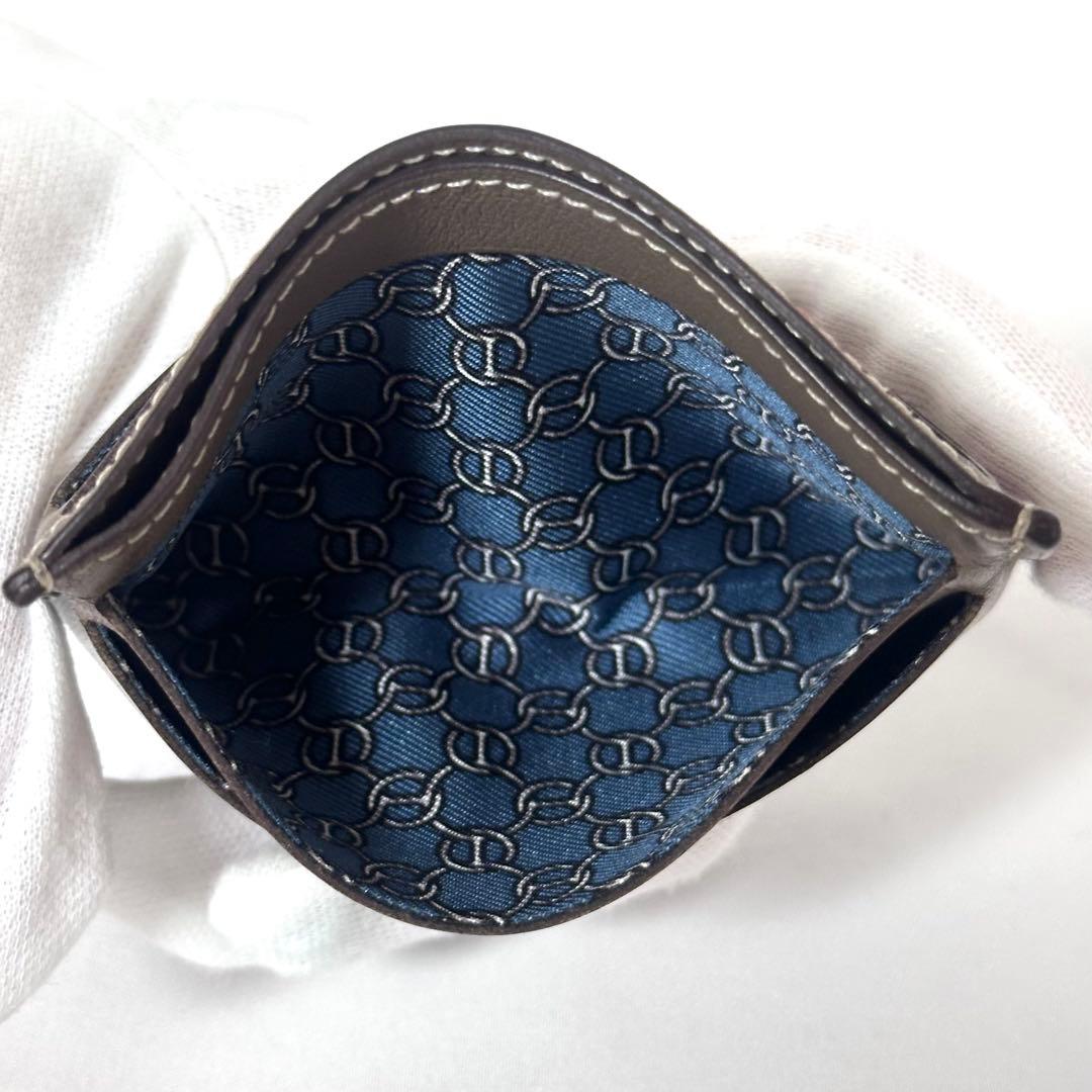 HERMES エルメス シチズンツイル カードケース 名刺入れ レザー