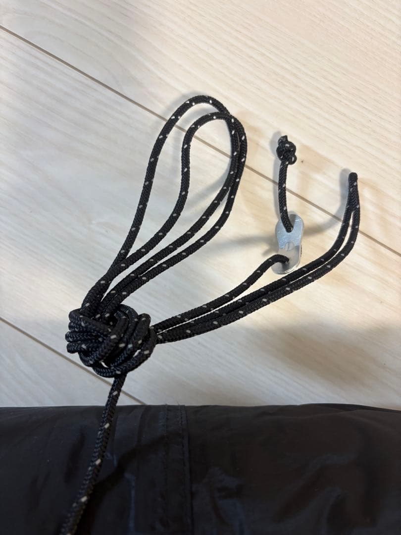 DOD ワンポールテントS ブラック 黒 美品 グランドシート付