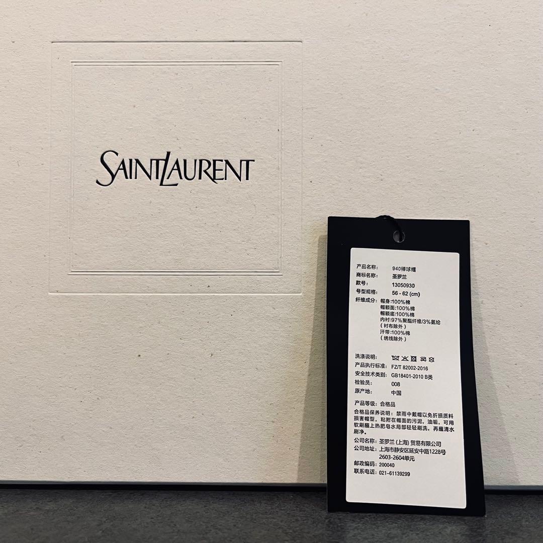 YSL サンローラン NEWERA ニューエラ モノグラム キャップ