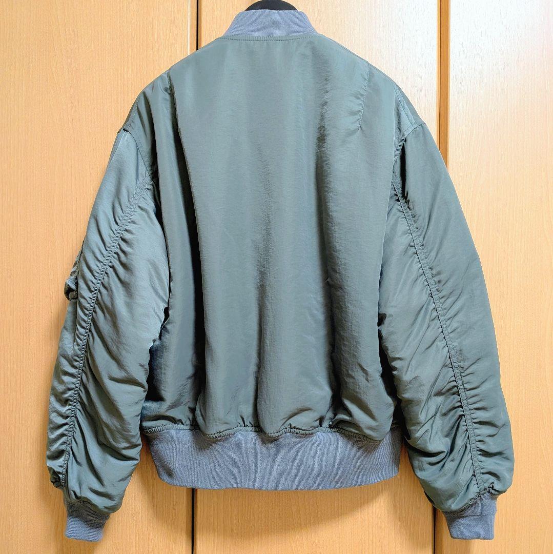3月中削除 B:MING by BEAMS 撥水ナイロンMA-1 オリーブ S
