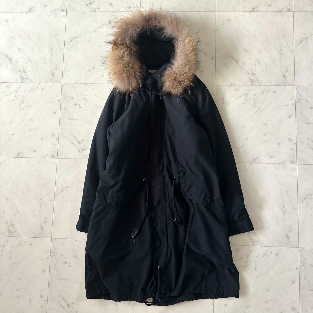 美品♪ジャーナルスタンダード オックスピーチモッズコート ファー ボアライナー付