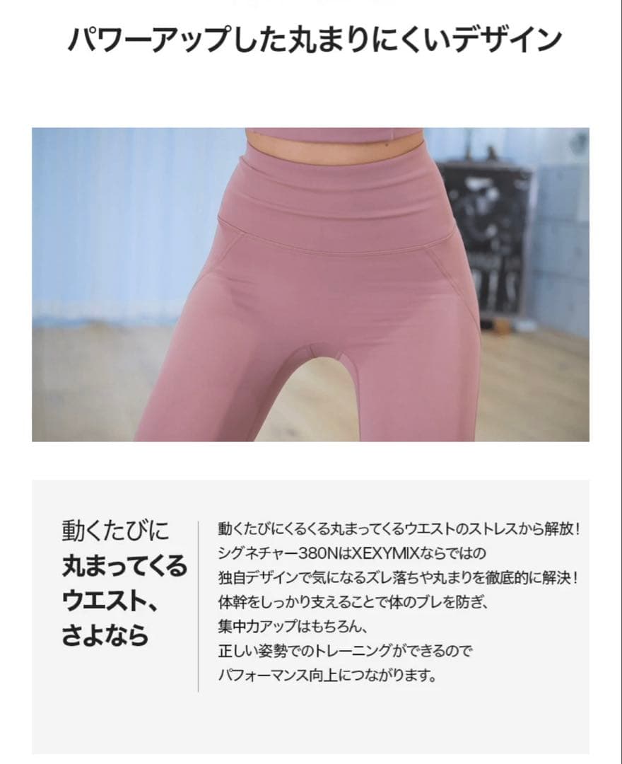 XEXYMIX BLACK LABELシグネチャー380NレギンスXP9167F