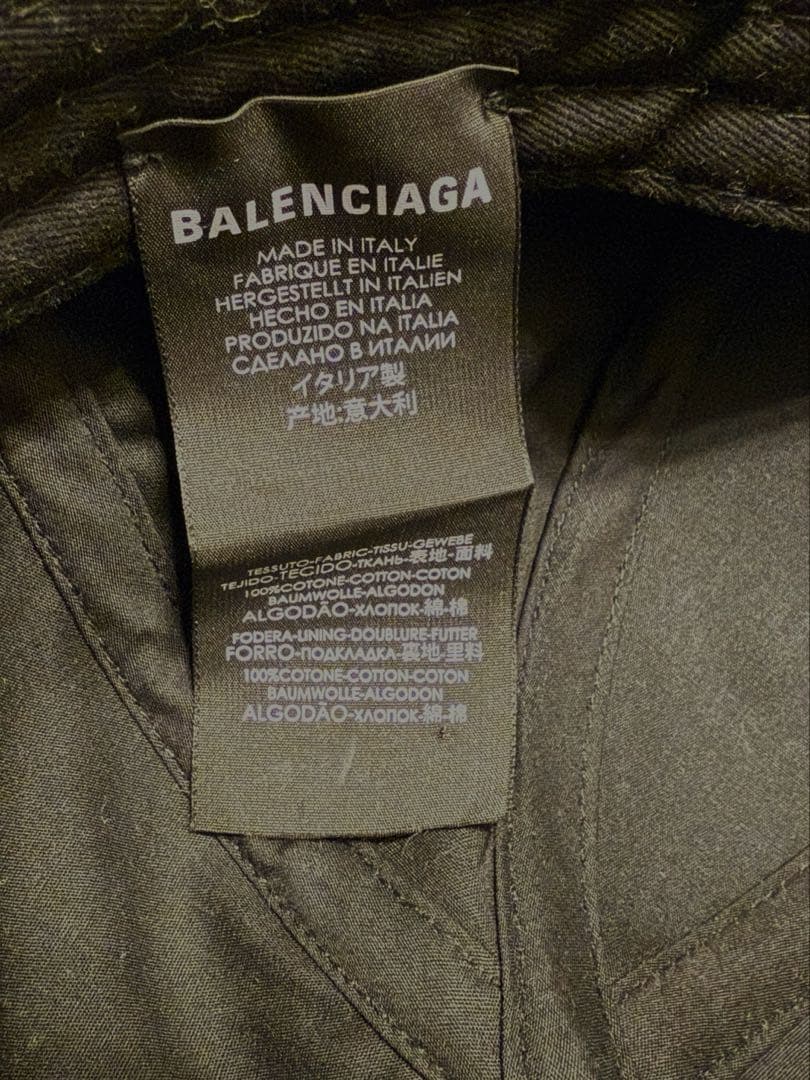 【美品】BALENCIAGAバレンシアガ BB MODE CAP シグネチャー