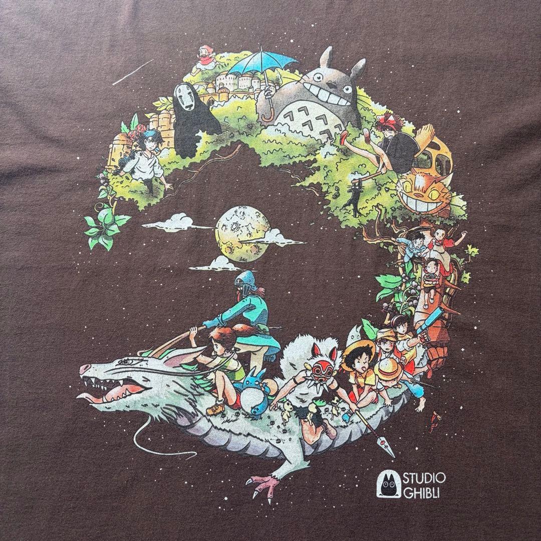 【XL】ジブリ オールスターズ アニメ Tシャツ 海外古着