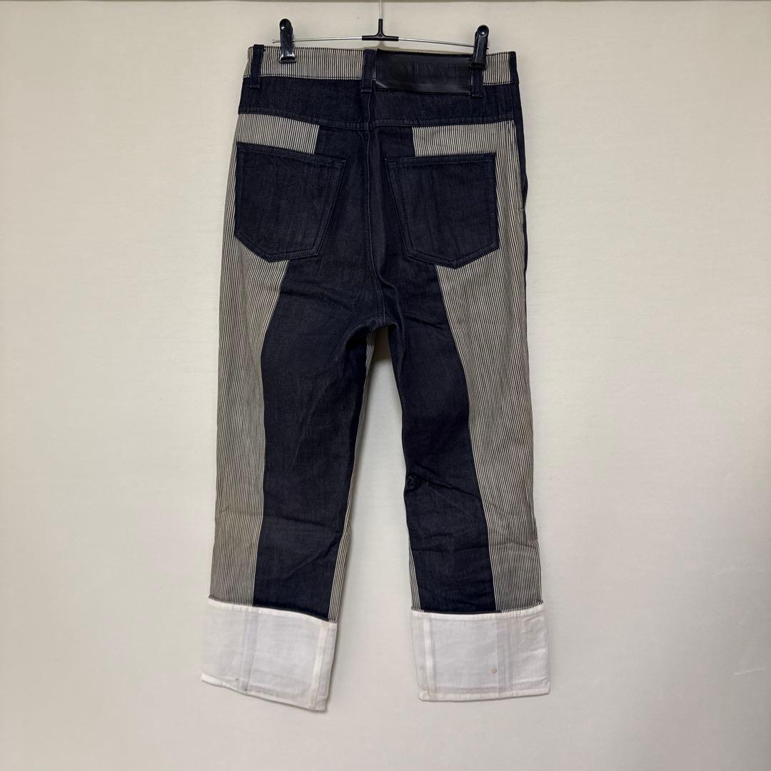 LOEWE フィッシャーマン　ストライプデニムパンツ　36size