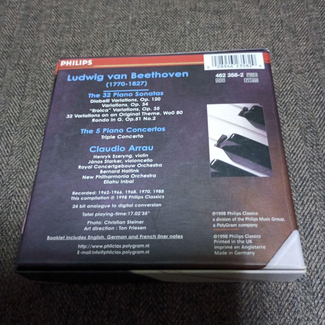 CLAUDIO ARRAU/BEETHOVEN CD14枚組セット