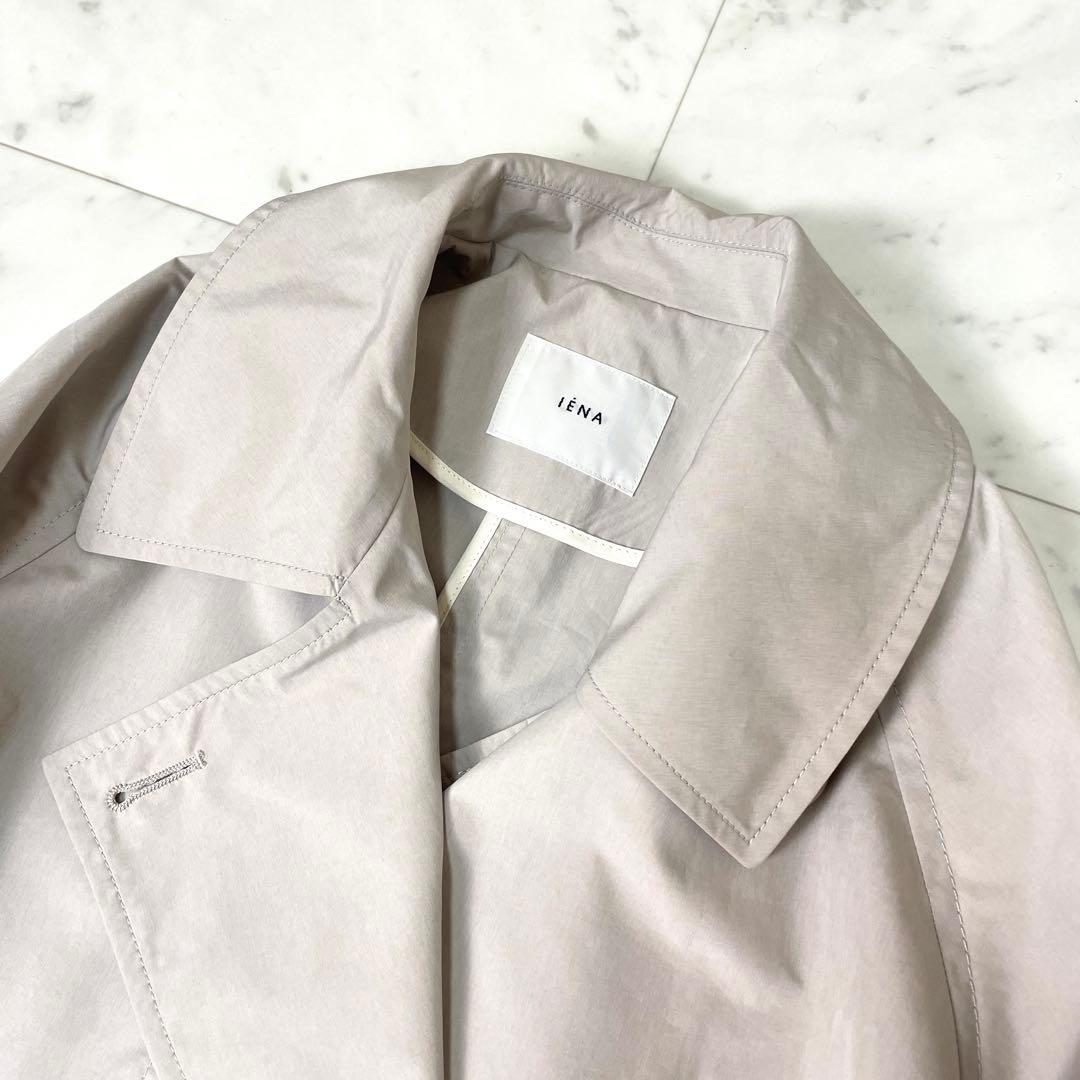【美品】イエナ 24SS PE/ポプリンオーバーショートコート ベージュ 38
