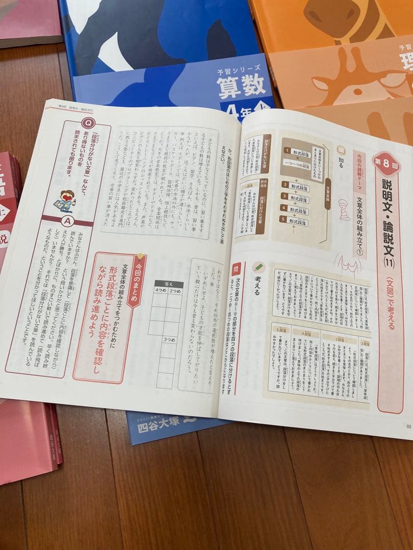四谷大塚 予習シリーズ 4年 必修＋計算・漢字とことば＋季節講習 進学くらぶ