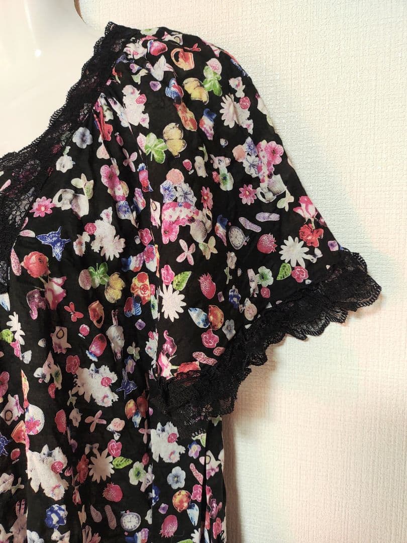美品　TUNIC 鴨居羊子 ルームウェア　ネグリジェ　ワンピース　日本製