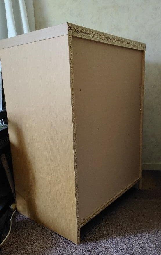 スイミー 大川家具∶ナチュラルウッド 4段チェスト
