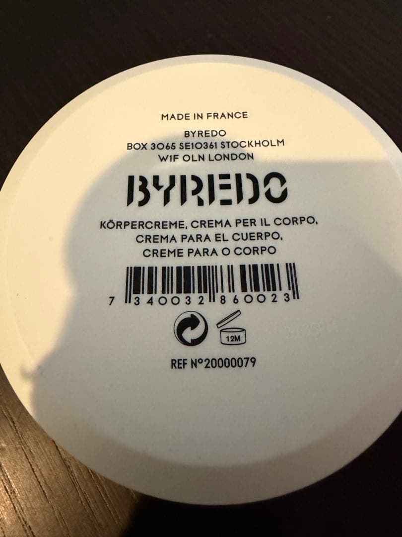 値下げしましたBYREDO MOJAVE GHOST ボディクリーム 200ml