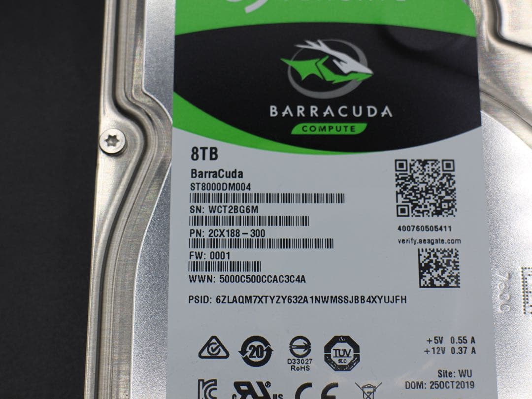 SEAGATE HDD 8TB ST8000DM004 ハードディスク 27
