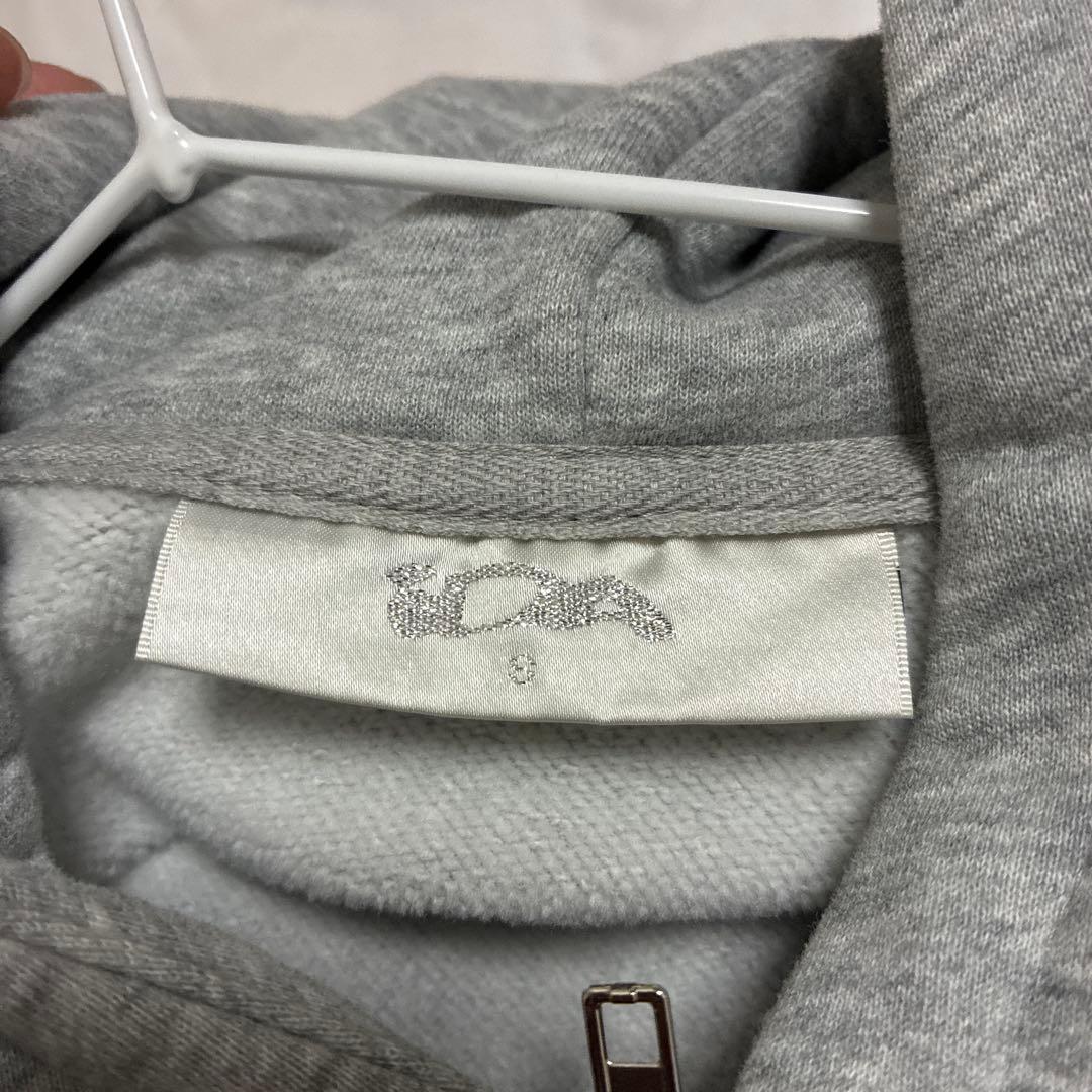 ida sply zip hoodie Sサイズ　グレー