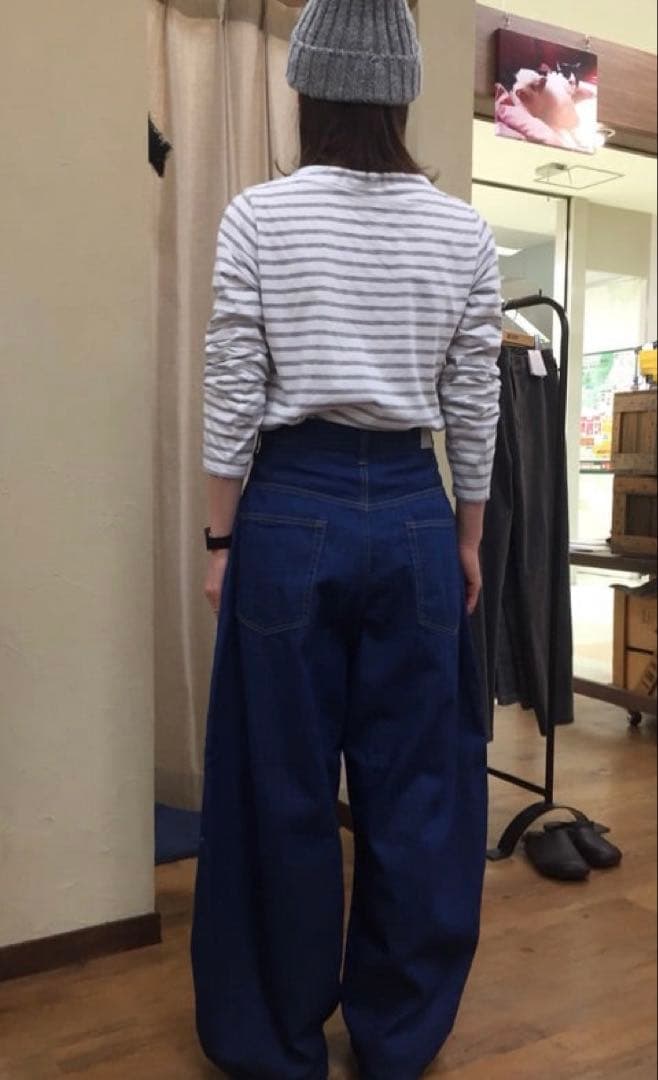 タグ付き未使用 Johnbull ジョンブル ビッグジーンズ ブルー サイズL