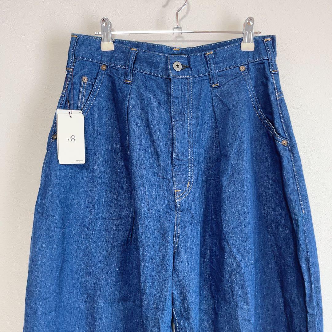 タグ付き未使用 Johnbull ジョンブル ビッグジーンズ ブルー サイズL