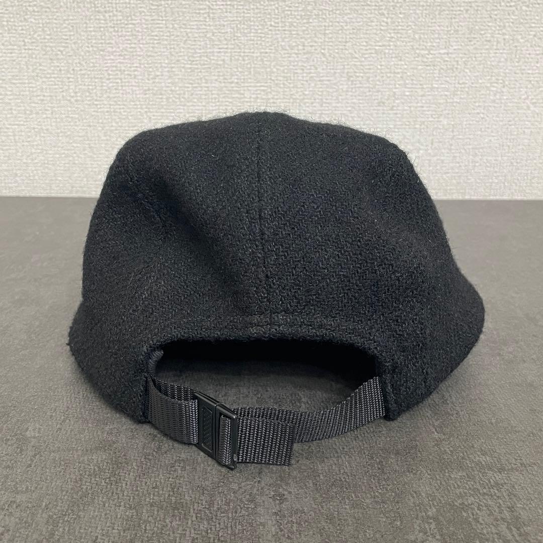 Supreme × ハリスツイード ブラック ワークキャップ