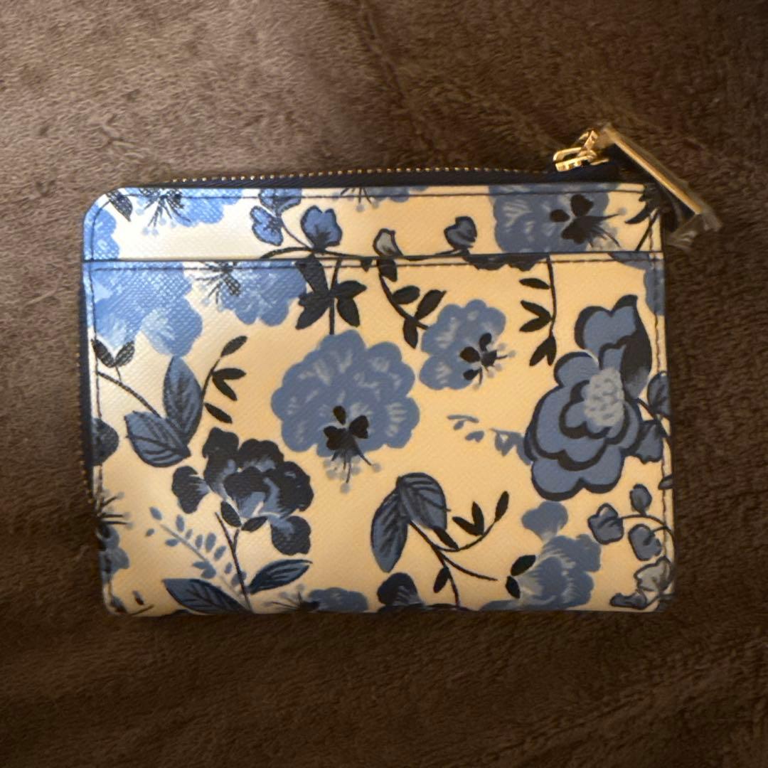 kate spade 2つ折り財布 花柄