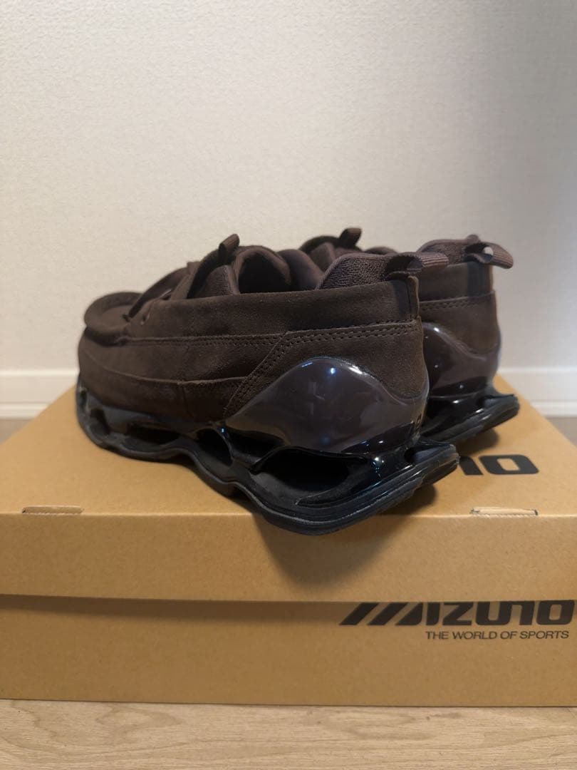 靴 Mizuno Wave Prophecy Moc Suede Brown