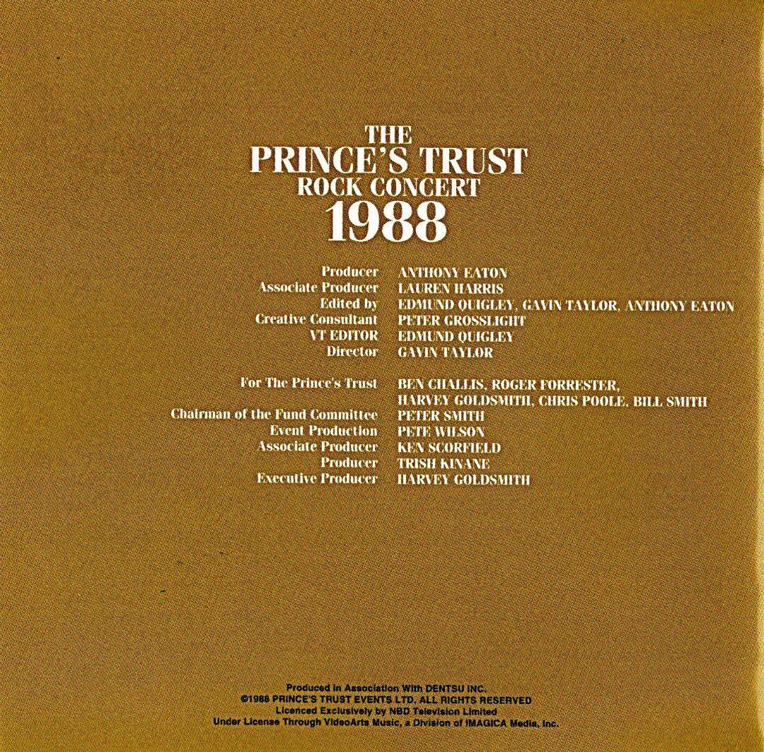 貴重PRINCE'S TRUST ROCK CONCERT1988 国内盤DVD