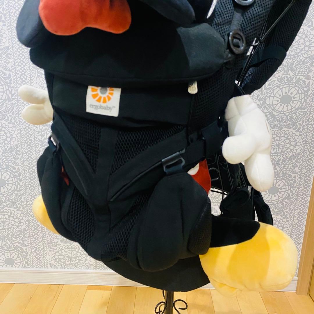 エルゴベビー　抱っこ紐 ブラック　黒　クールエアー　メッシュ　オムニ360