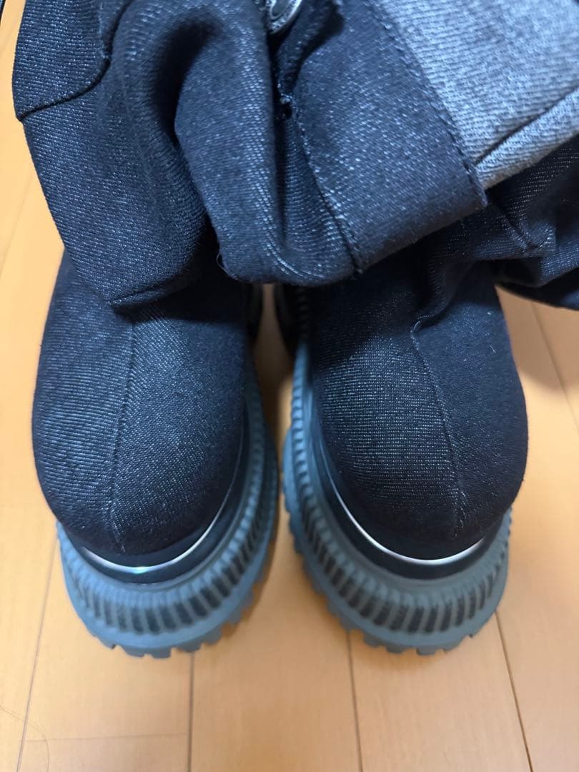 靴 YELLO GIO PLATFORM SHORT BOOTS
