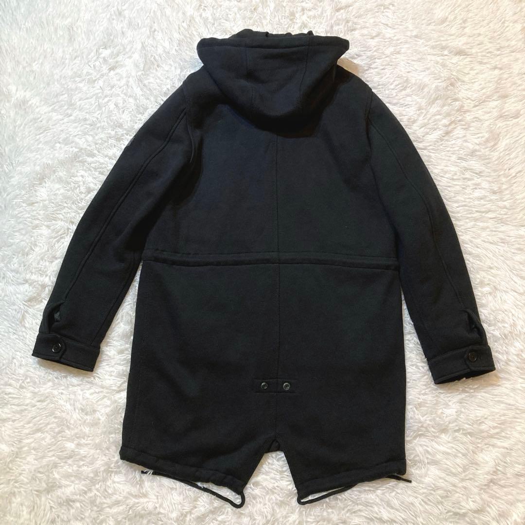 【良品】ディーゼル　ライナー 3way モッズコート ブルゾン キルティング　黒