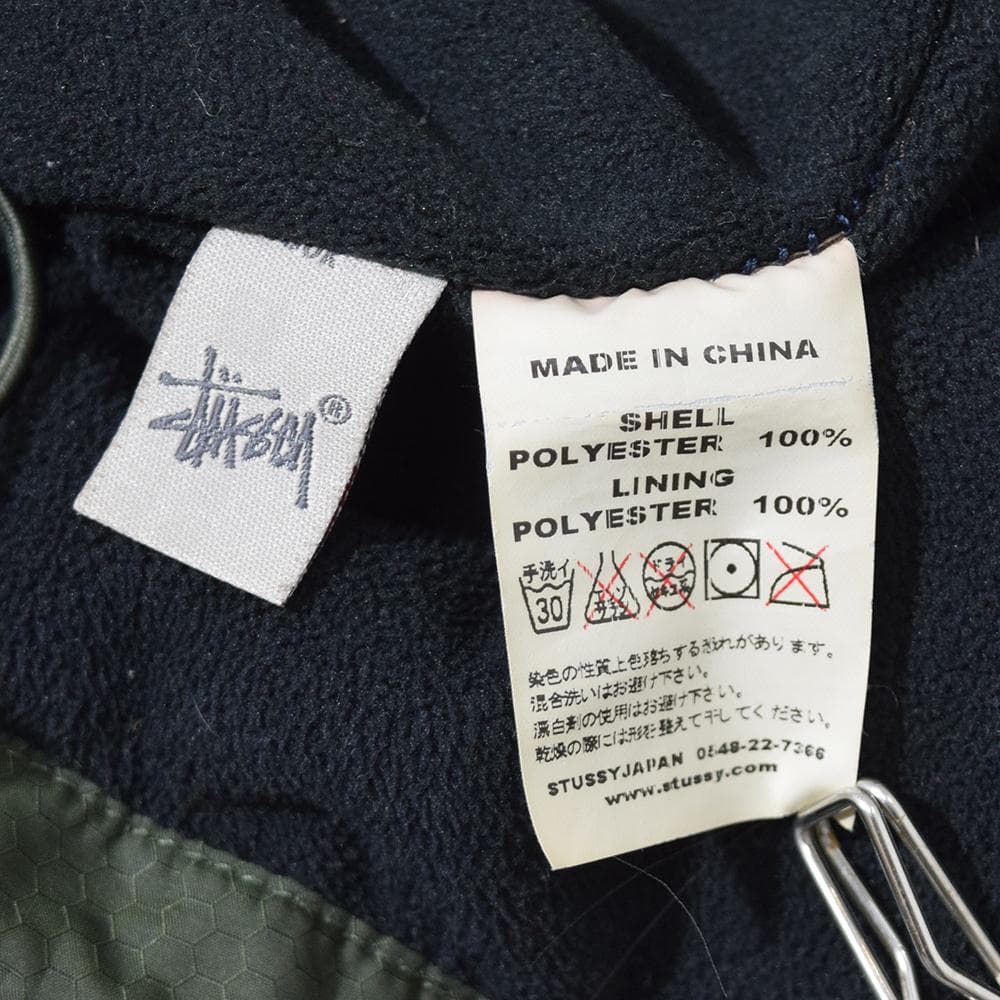 ジャケット・アウター 00s Stussy Honeycomb Rip Stop Shell jkt
