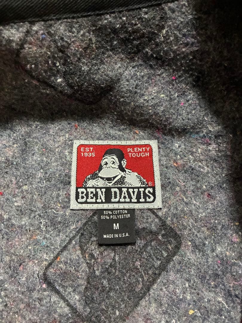 BEN DAVIS ベンデイビス カバーオール ブラック　黒　USA製