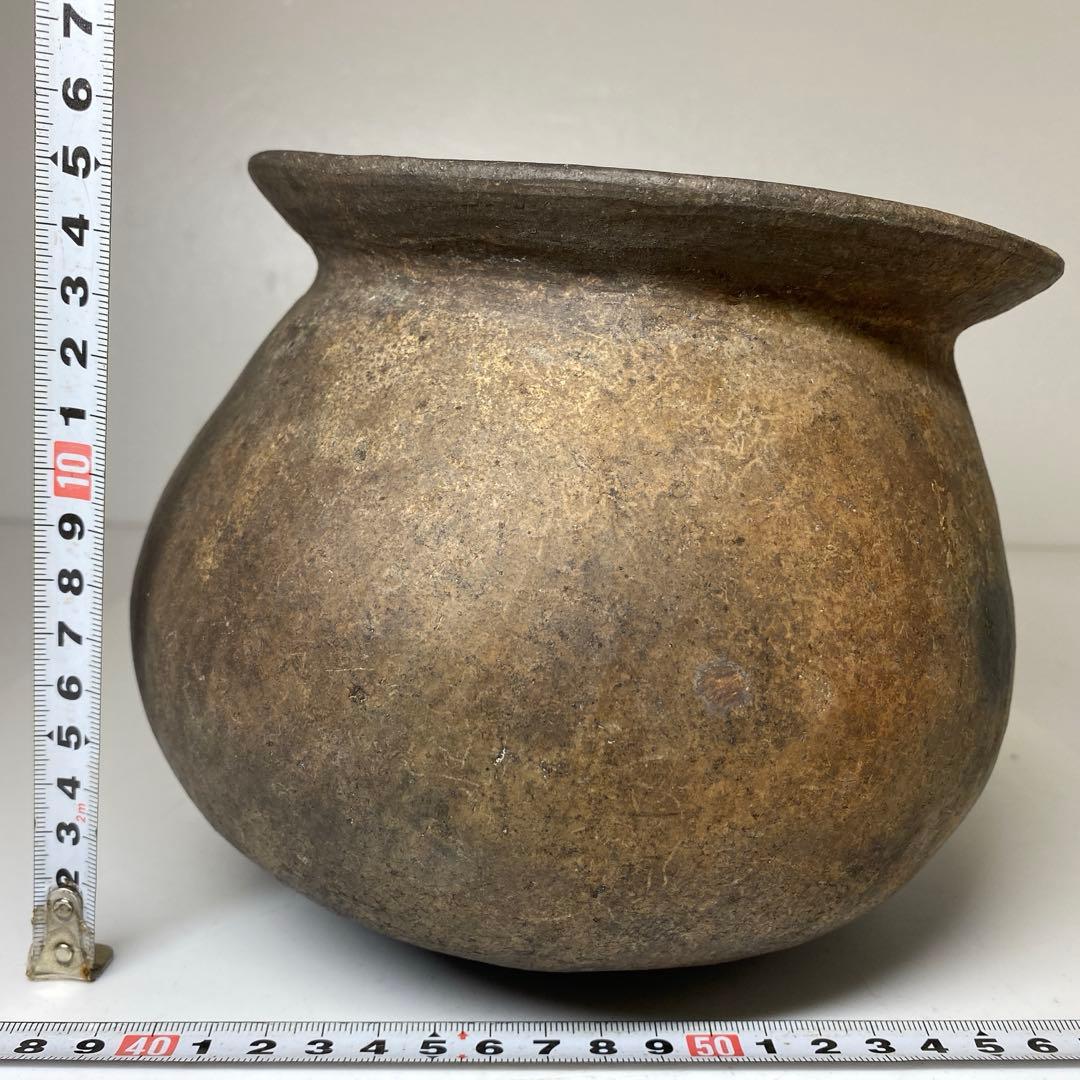 紀元前　南蛮ハンネラ壷　木箱付　高さ15cm 東N7-1007①