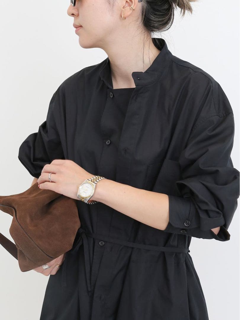 ルメール　SHIRT DRESS WITH DRAWSTRING