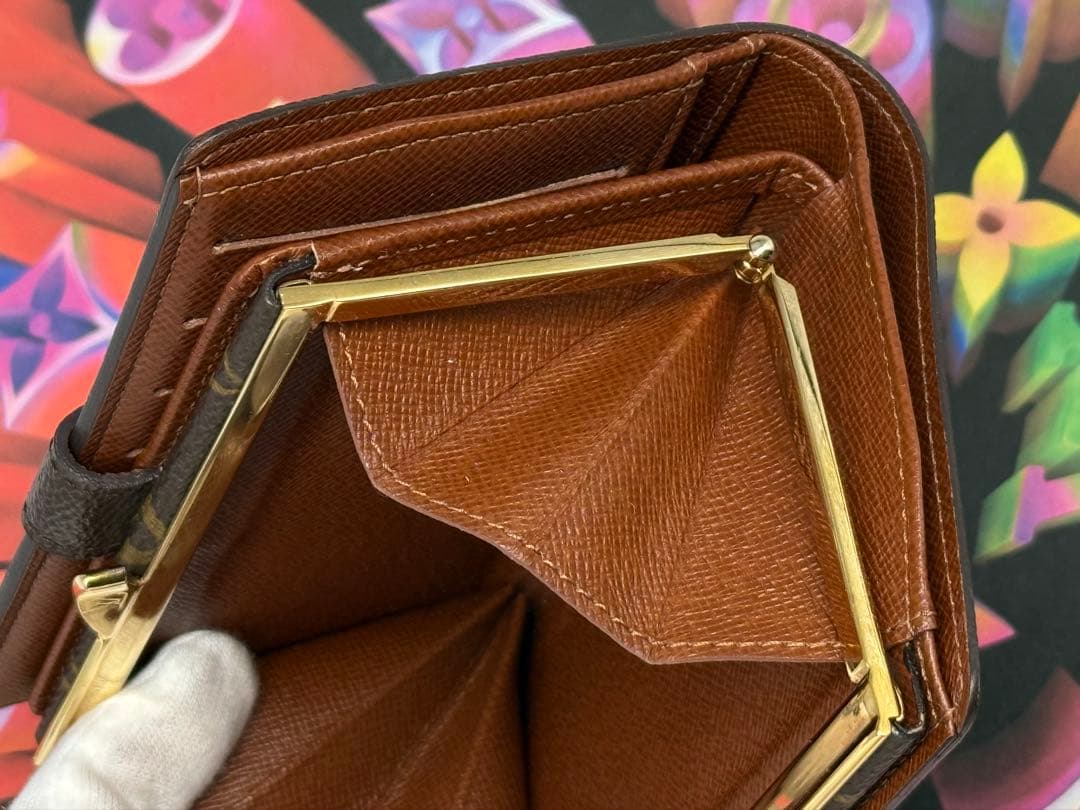 美品！ルイヴィトン　ポルトモネ・ビエ　ヴィエノワ　がま口付き財布