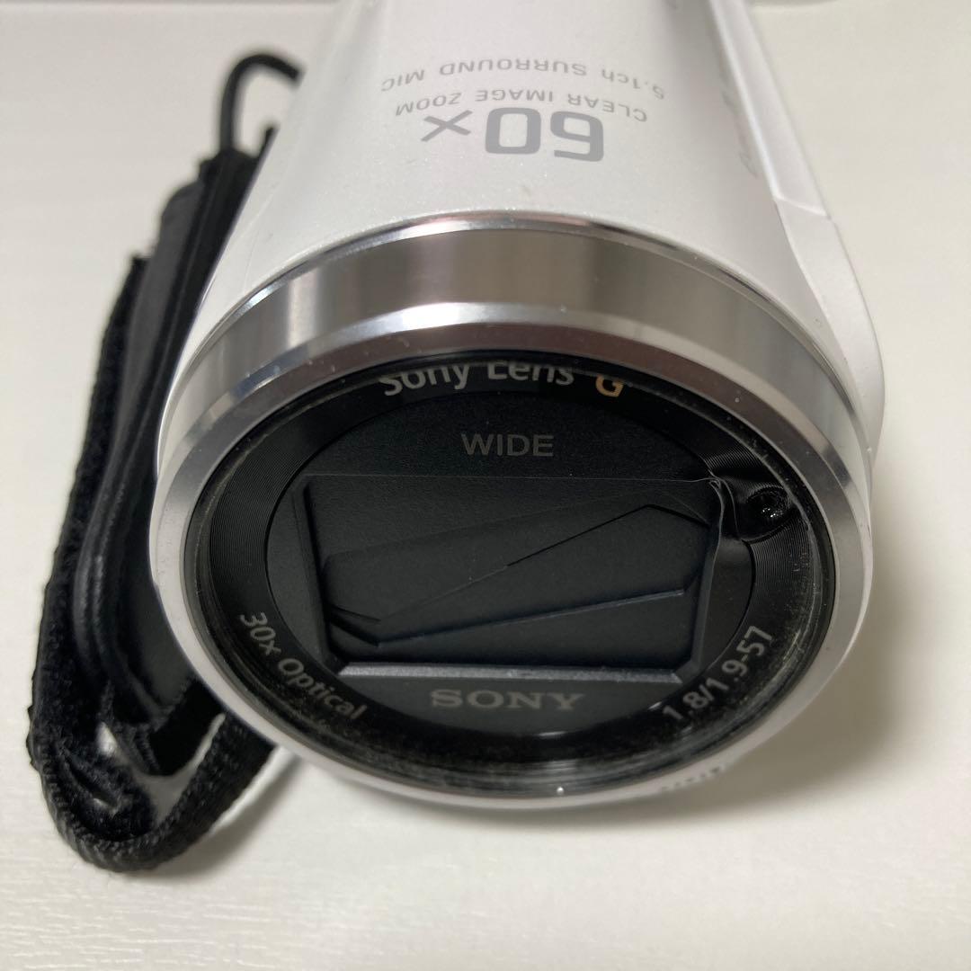 SONY ハンディカム ビデオカメラ HDR-CX680 2019年製 ホワイト