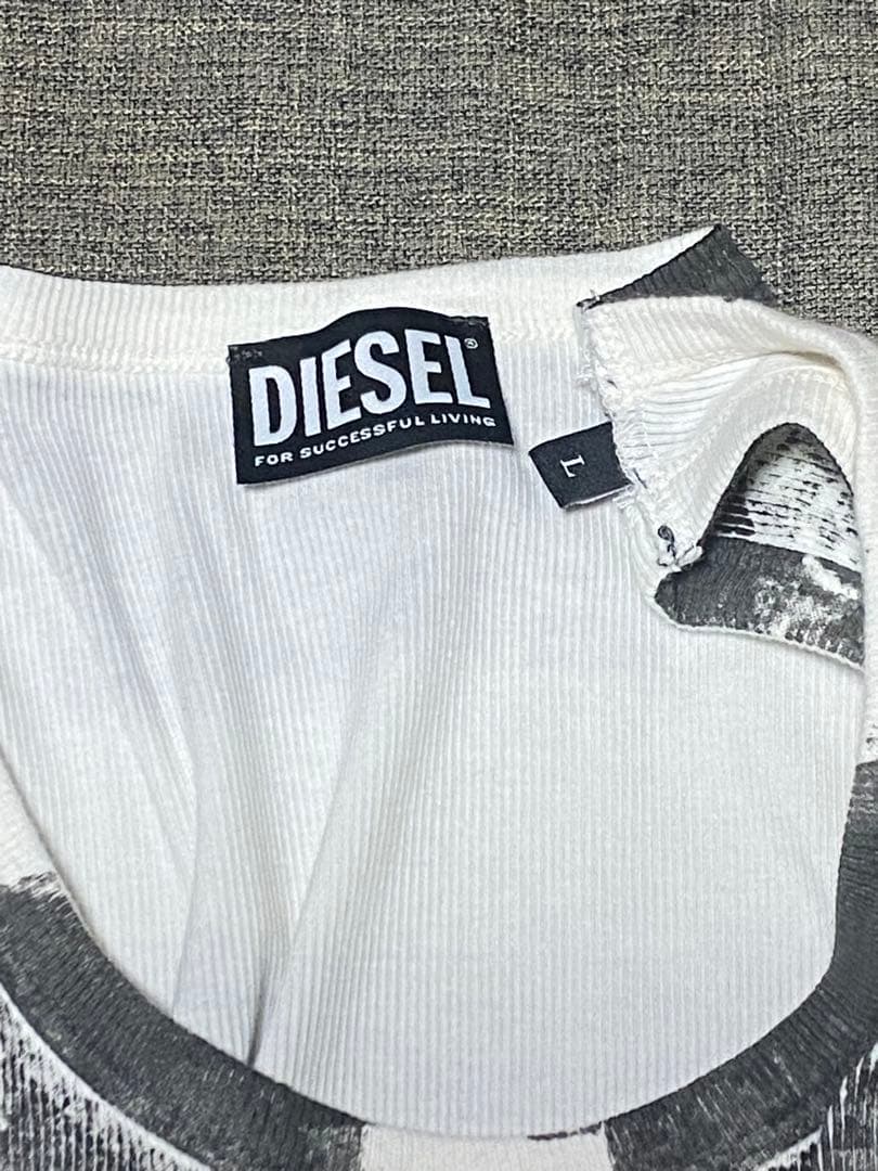 DIESEL グラフィックプリント タンクトップ L (限定品)