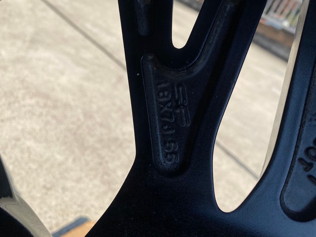 オデッセイ 純正ホイール 18×7J ２本セット キズ有り