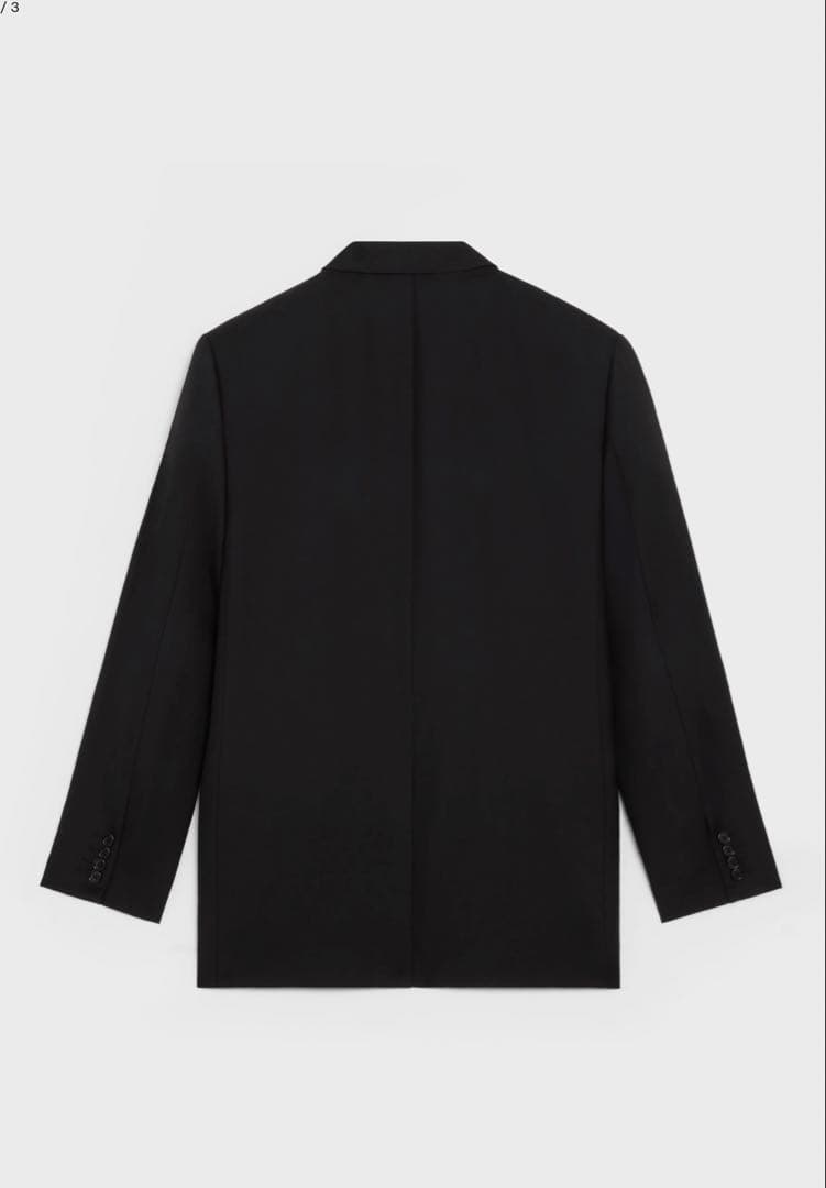 ケ*ジ様 CELINE AW2023 黒ボクシージャケット　サイズ50