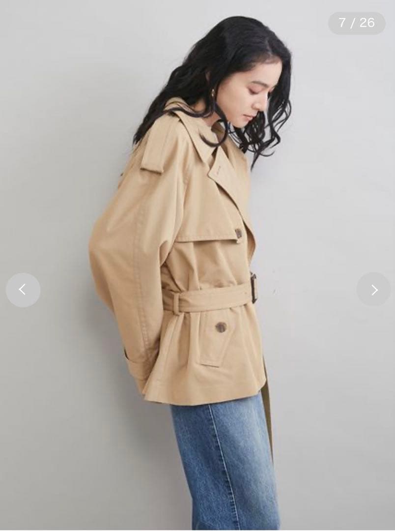 【新品未使用】Mila Owen CML01 ショートトレンチコート