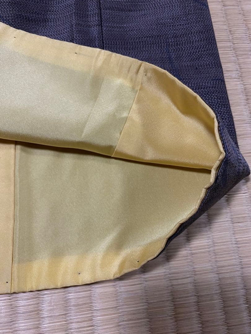 41A着物リメイク　本場大島紬　スカート