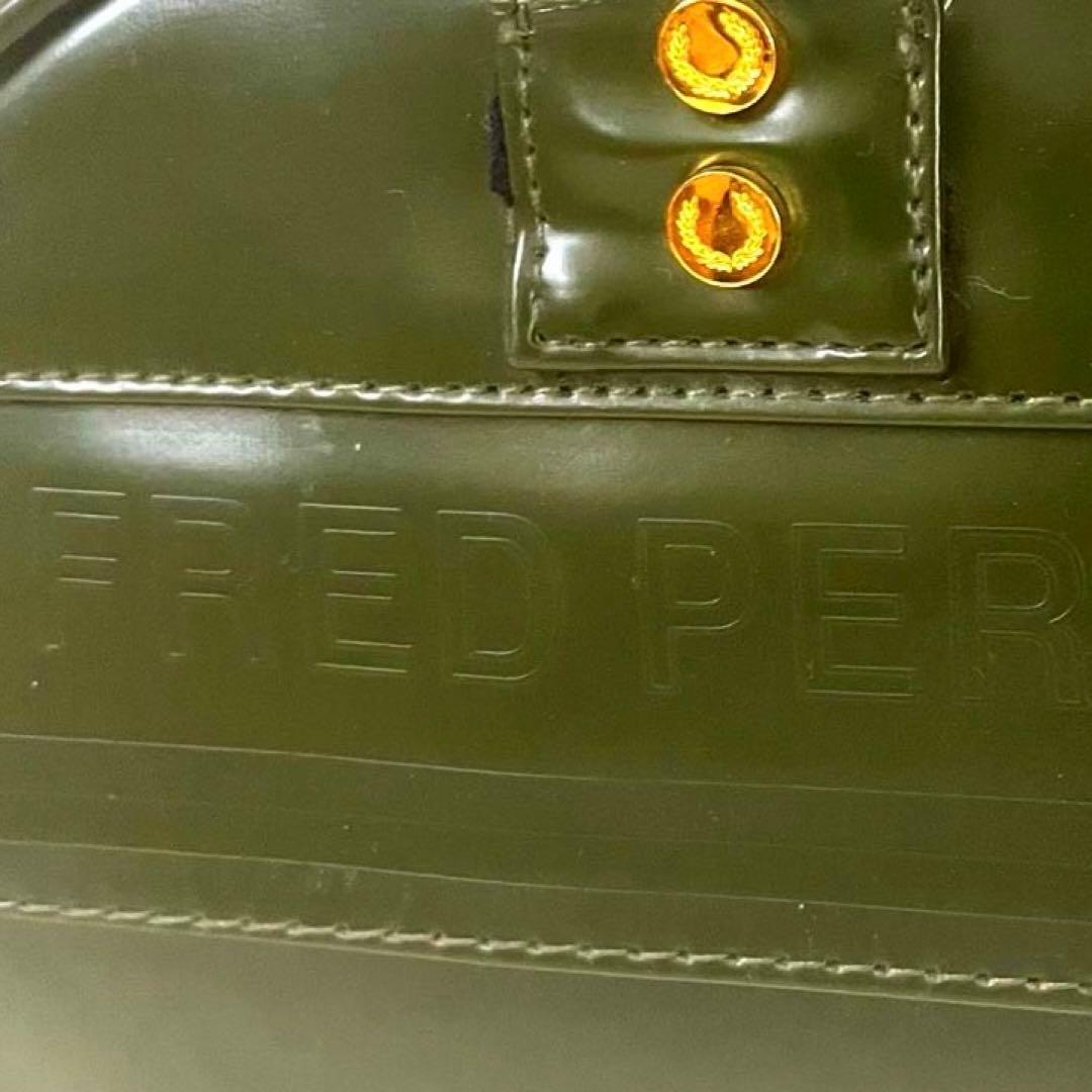 希少＊美品☆フレッドペリー☆Fred Perry PVC y2k ボストンバッグ