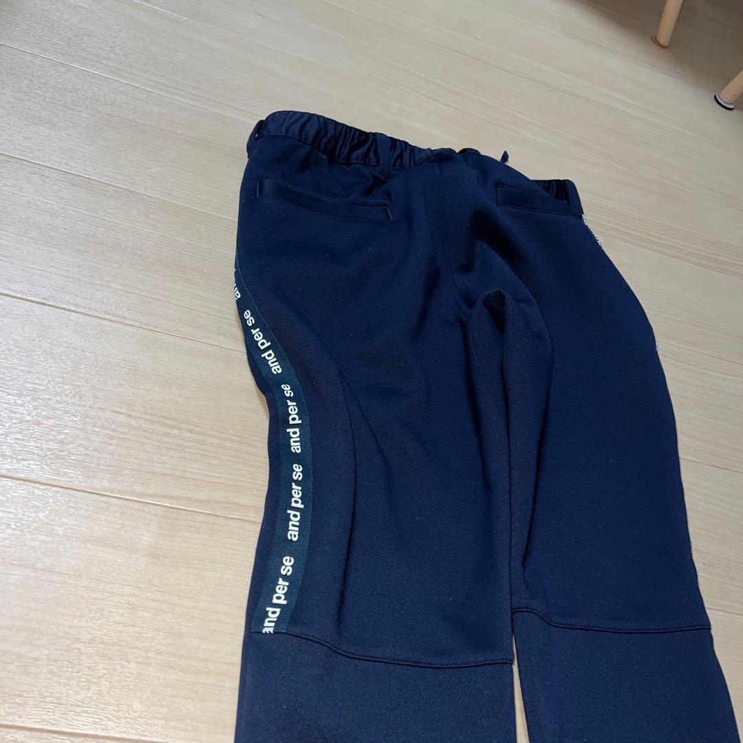 ネイビー メンズパンツ 80cm ウエストゴム