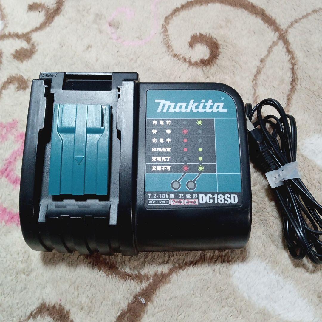 マキタ18V充電式クリーナ CL180FD 純正バッテリー、純正充電器付