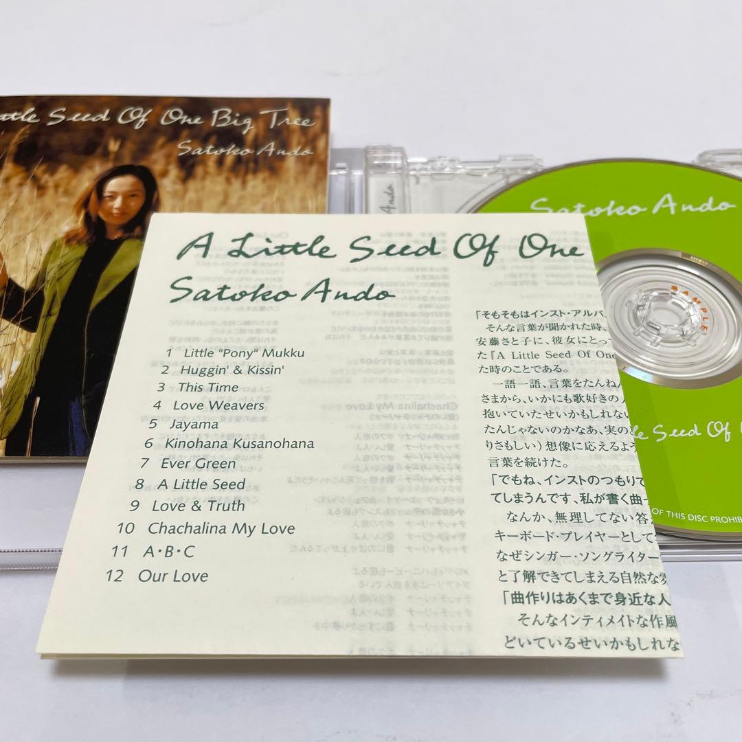 安藤さと子/A Little Seed Of One Big Tree/玉置浩二