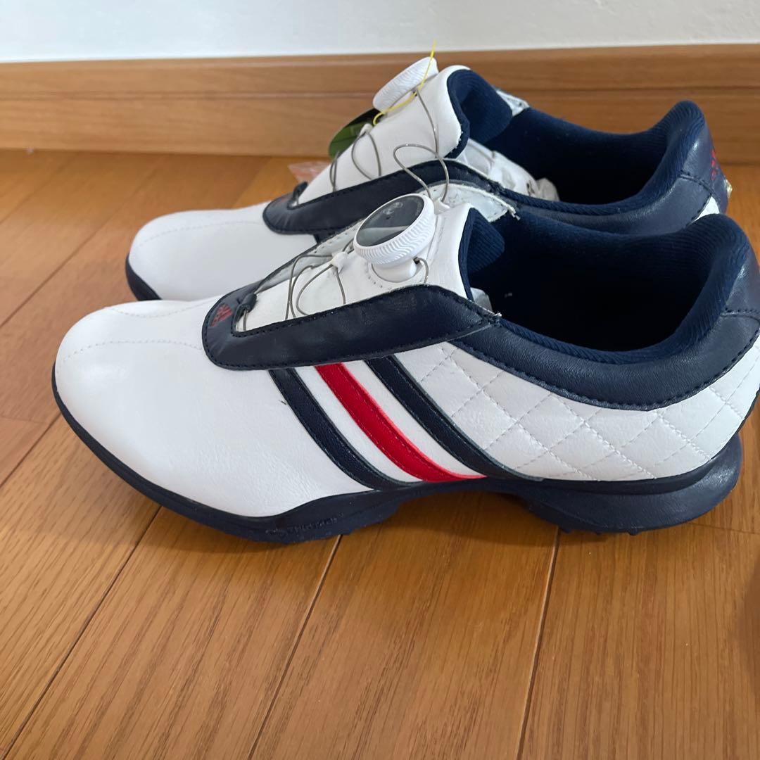 【新品】　adidas ゴルフシューズ　23.5cm