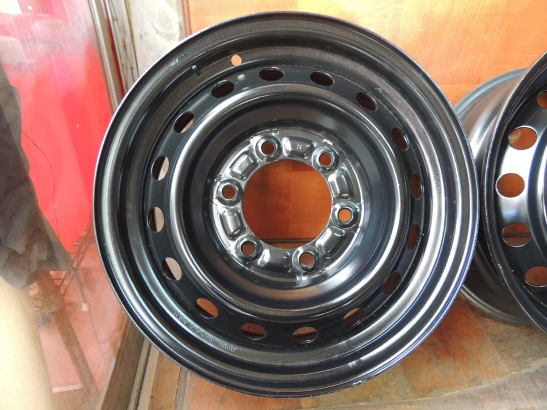 C51 15インチ スチールホイール セット 15x6J 139.7 ハイエース