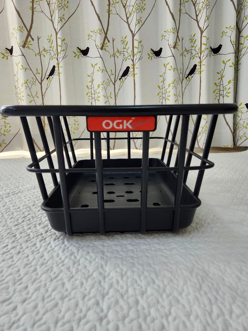 OGK インナーバッグ付リヤバスケット ブラック(完売色)