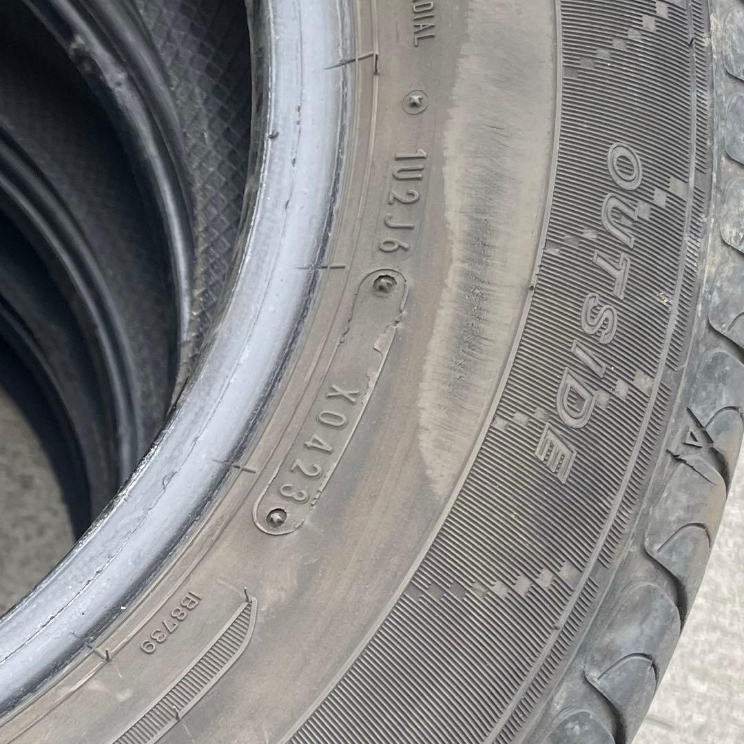 バリ溝　2023年製 DUNLOP EC204 エナセーブ 185/70R14