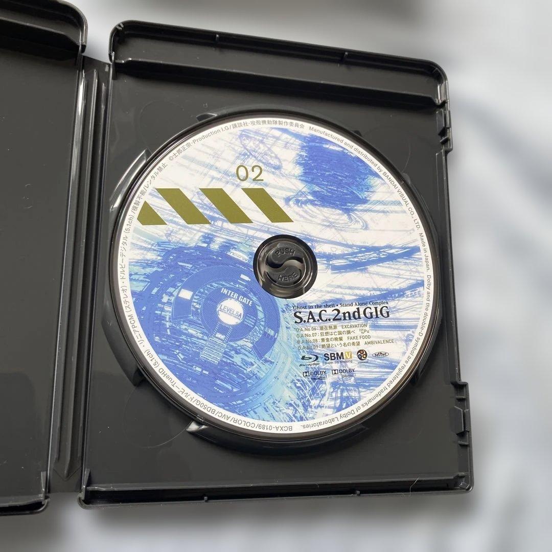 攻殻機動隊 S.A.C.2nd GIG Blu-ray 01&02
