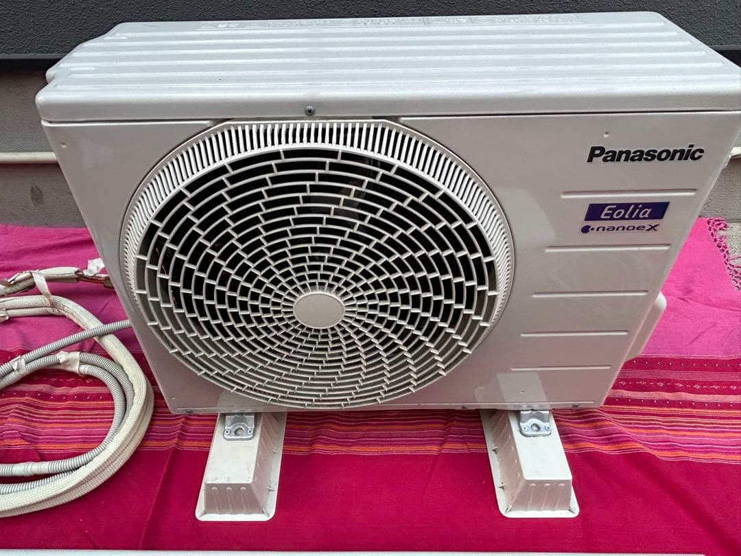 【美品】Panasonic Eolia エアコン 本体 室外機　6畳用